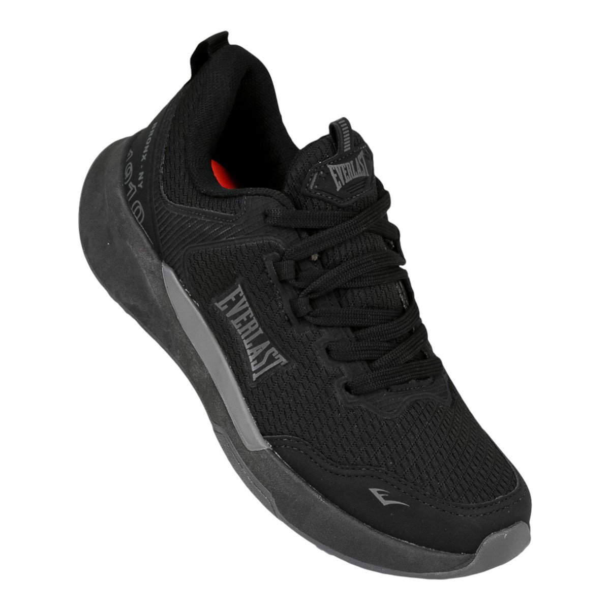 Tênis Everlast Solo Masculino Preto/Preto 4
