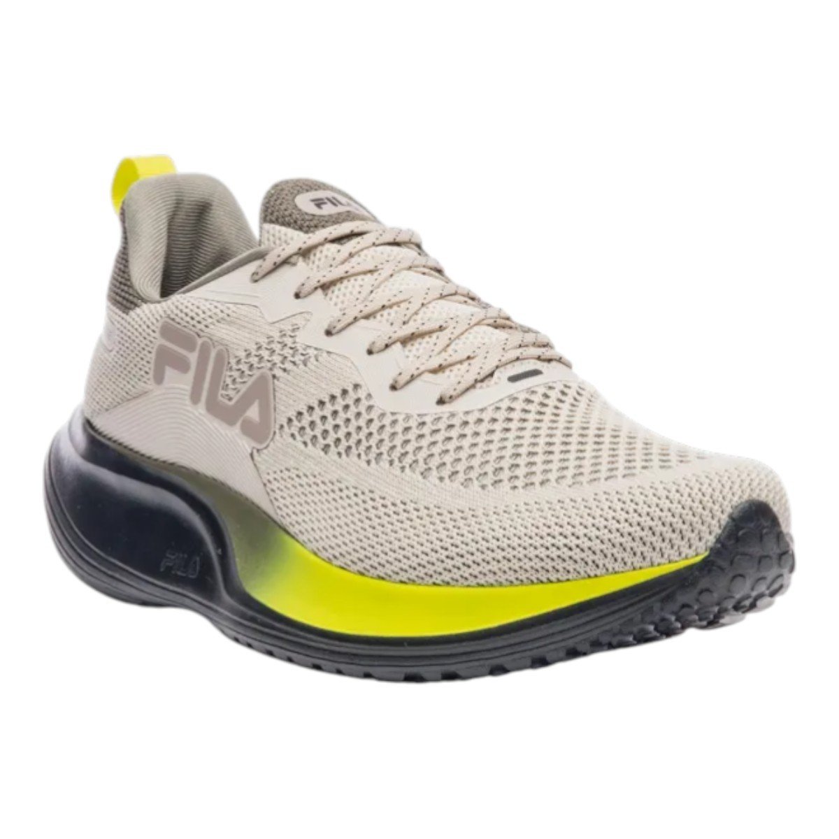 Tênis Fila Speed Lite Masculino Bege Oliva Médio/Limão 2