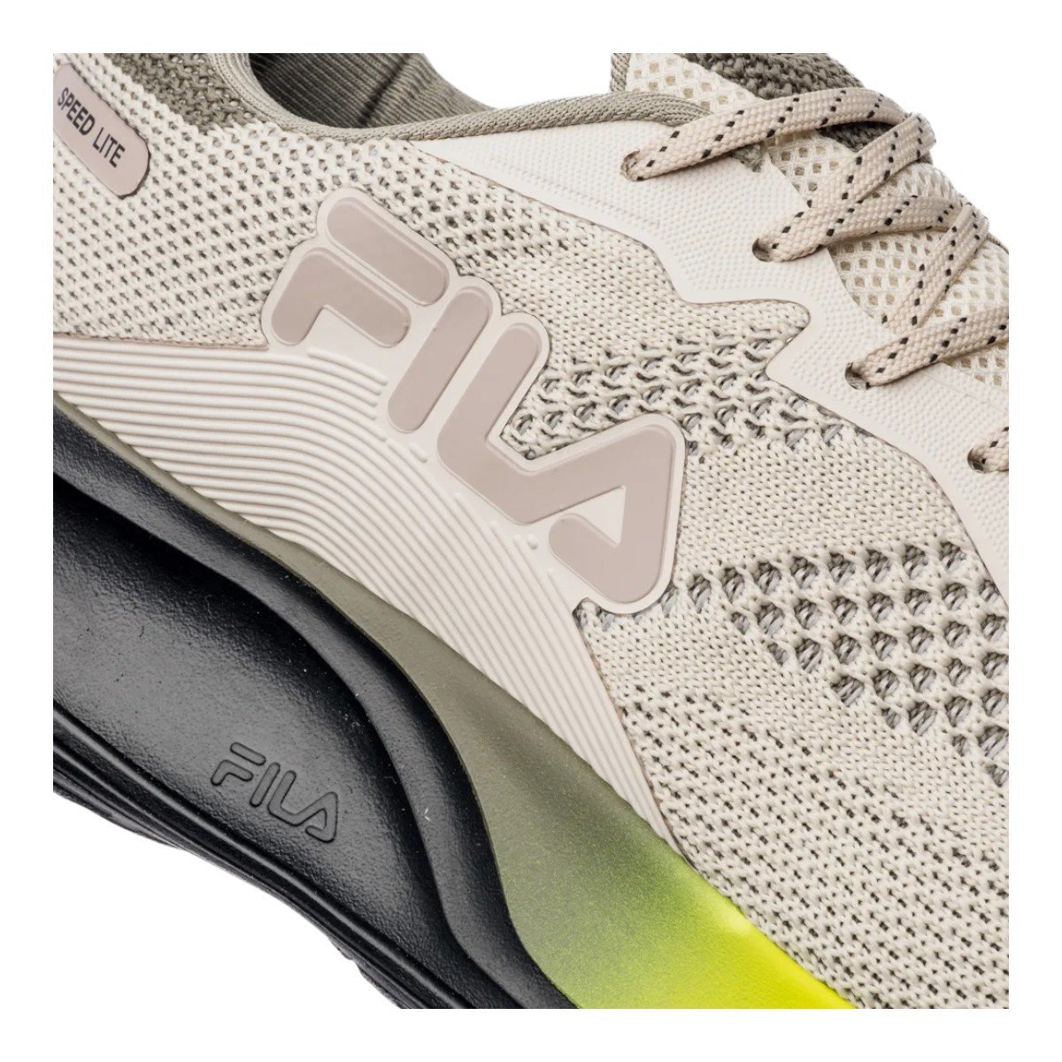 Tênis Fila Speed Lite Masculino Bege Oliva Médio/Limão 7