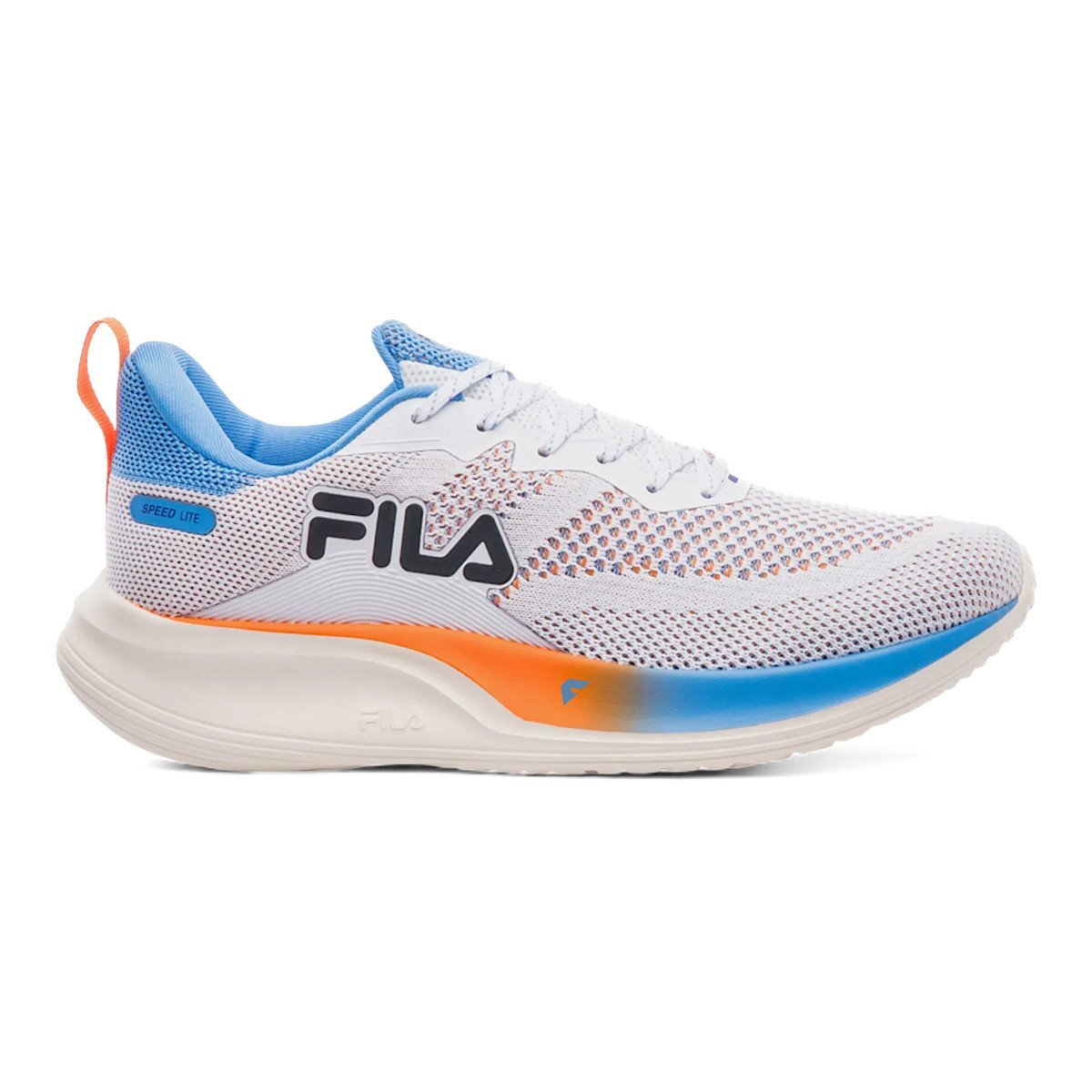 Cor Branco/Azul/Laranja Papaya