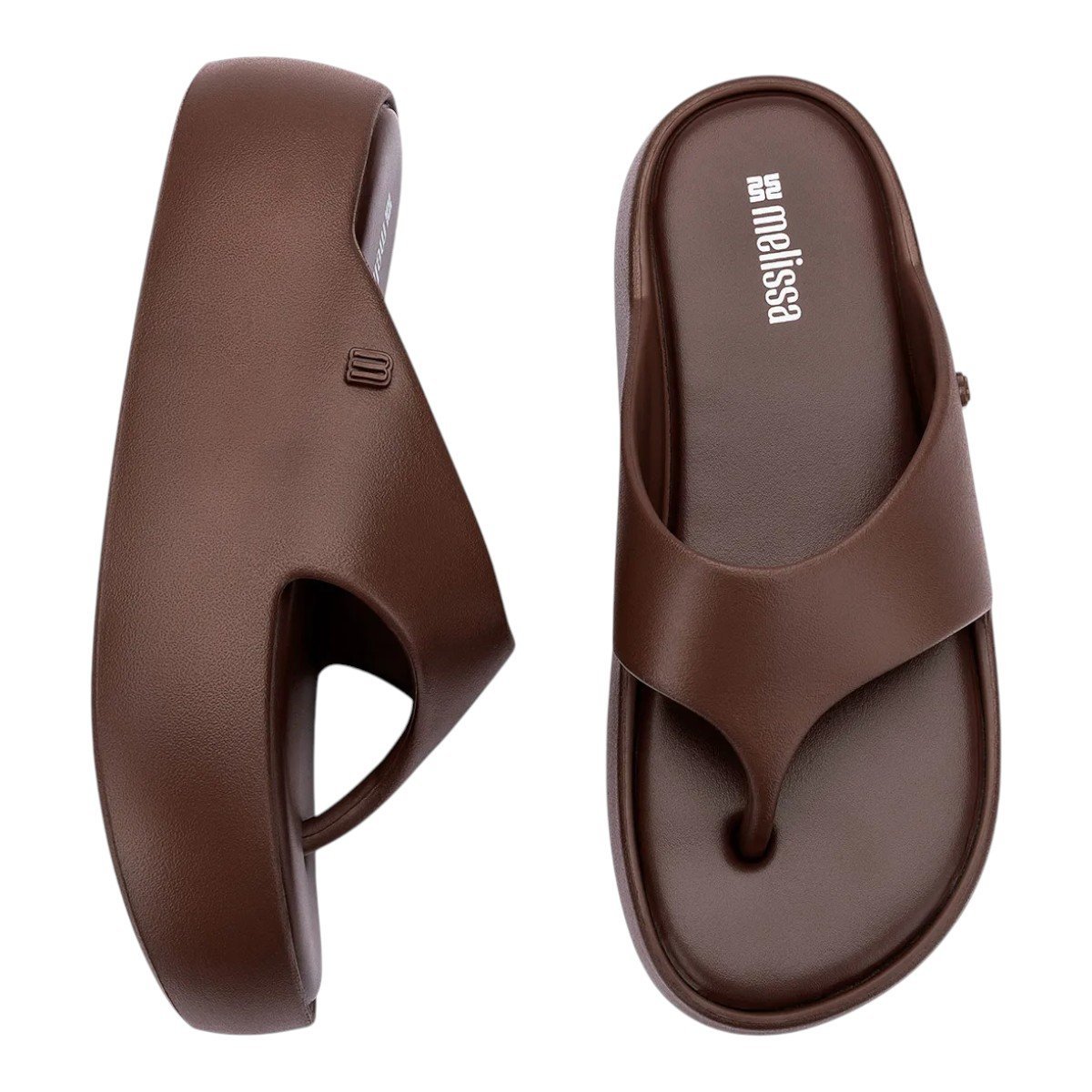 Chinelo Melissa Free Platform Thong Feminino Bronze 2