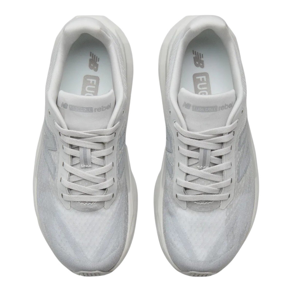 Tênis New Balance Fuelcell Rebel V5 Feminino Cinza Claro/Prata 4