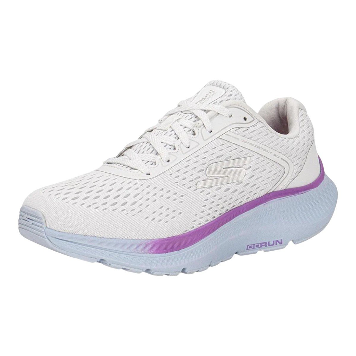 Tênis Skechers Go Run Consistent 2 Mile Marker Feminino Branco/Azul 2