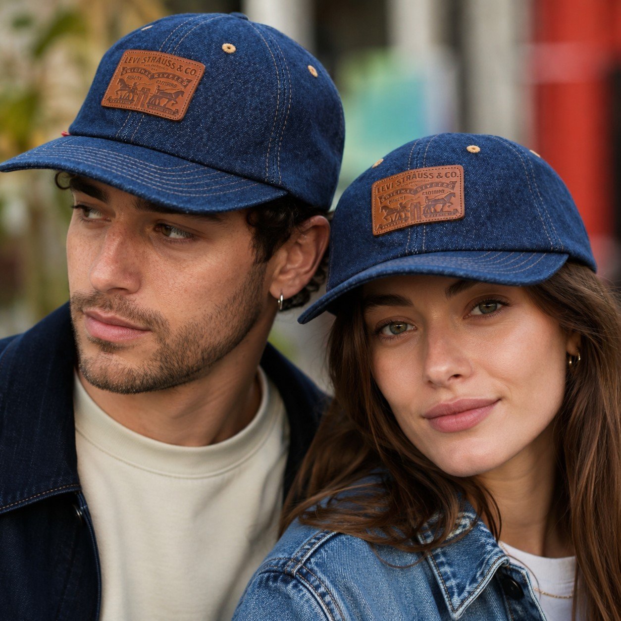 Bone Levis Relaxed Dad Heritage LBA001276 Unissex Azul 4