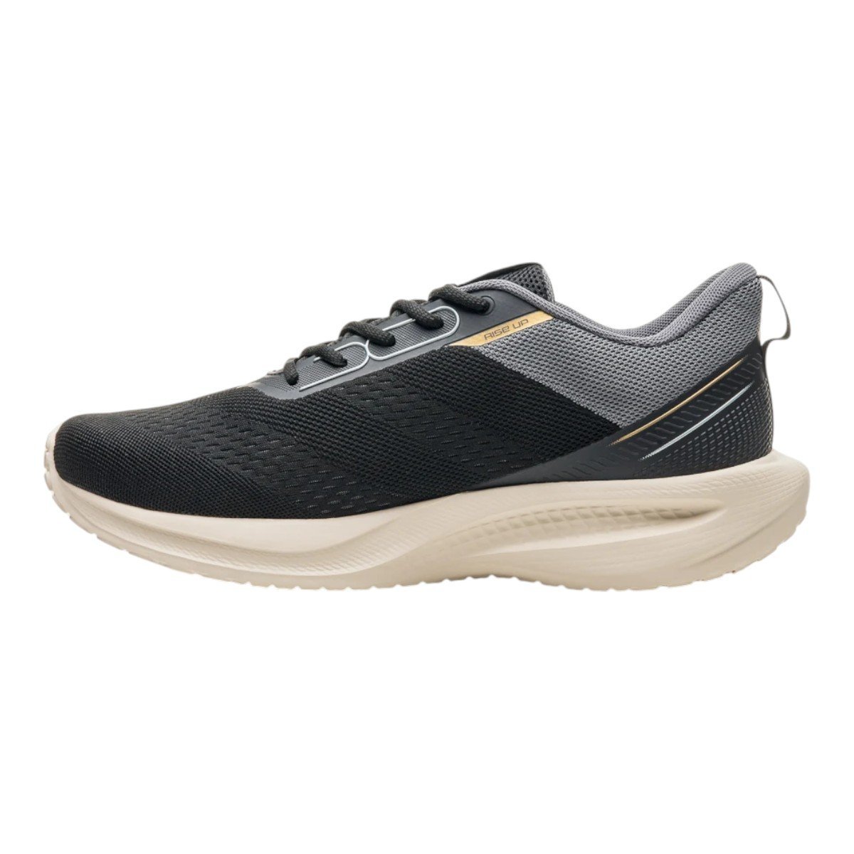 Tenis Fila Rise Up Masculino Preto/Dourado 3