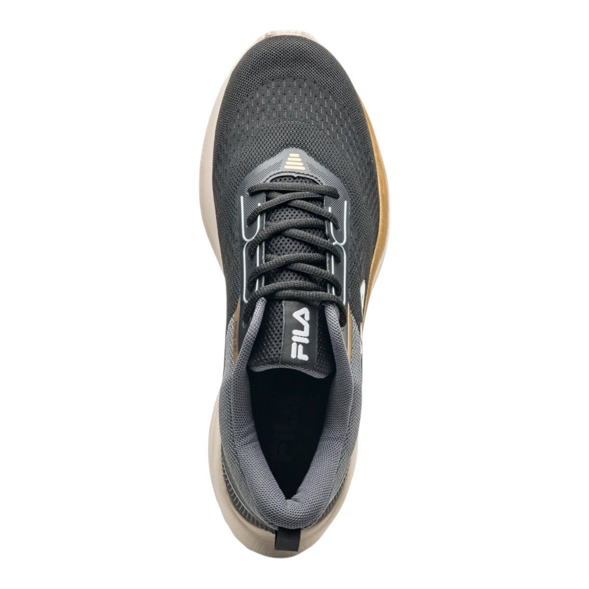 Tenis Fila Rise Up Masculino Preto/Dourado 4