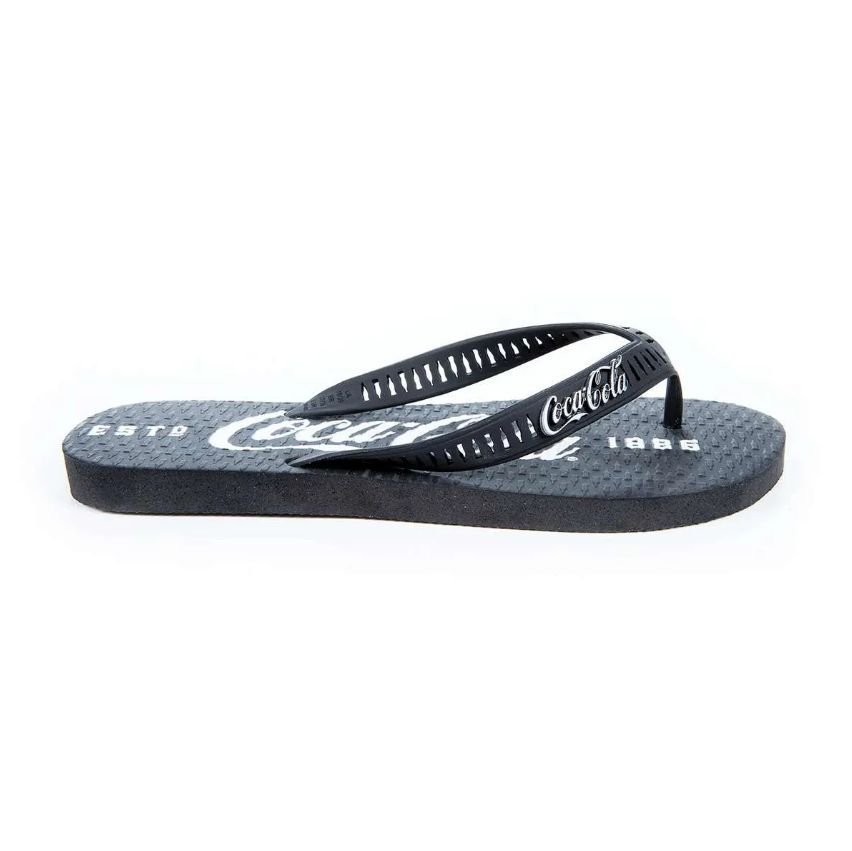 Chinelo Sandalia Coca Cola 1886 Original Masculino Preto 3