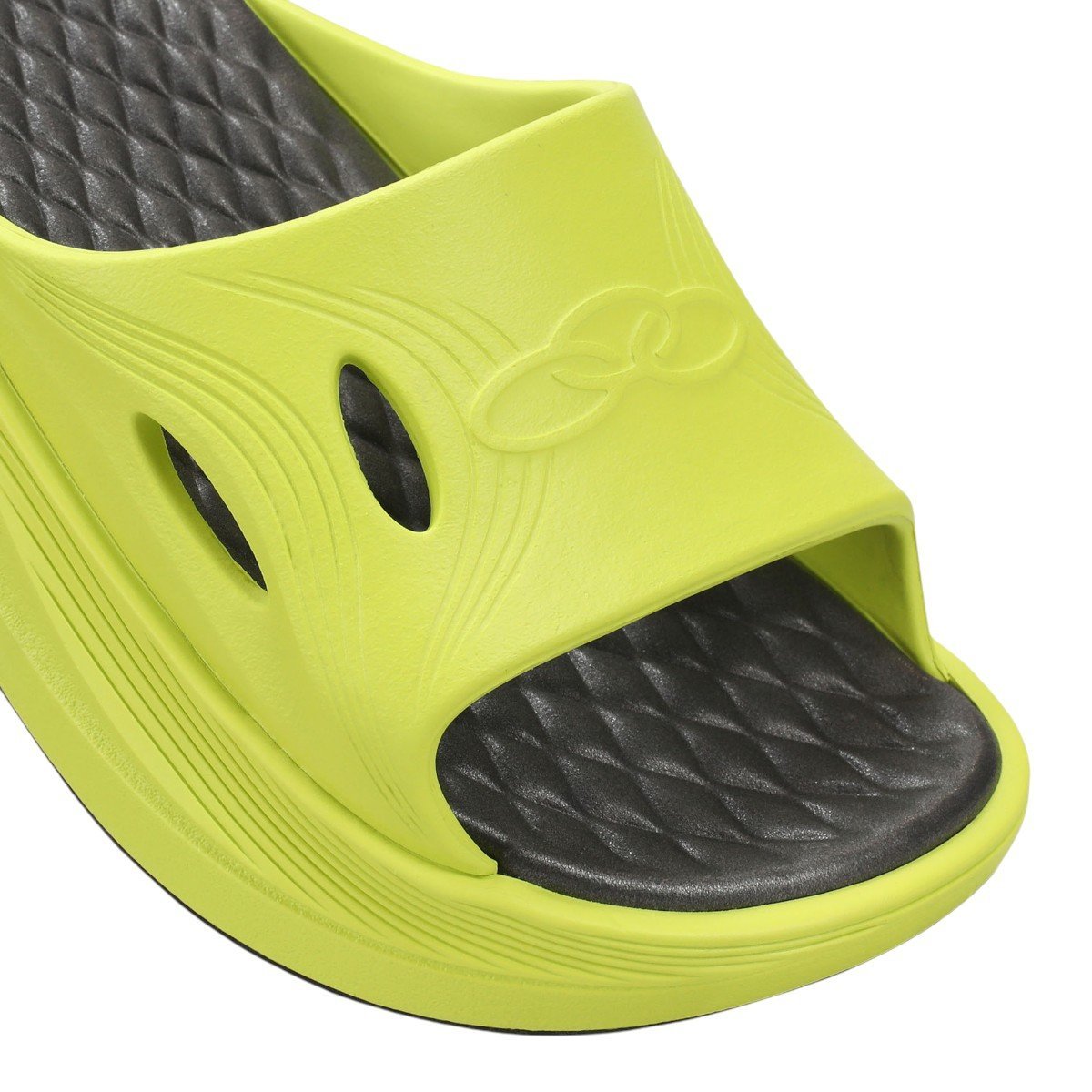Chinelo Olympikus Pos Corre Unissex Amarelo Limao 6