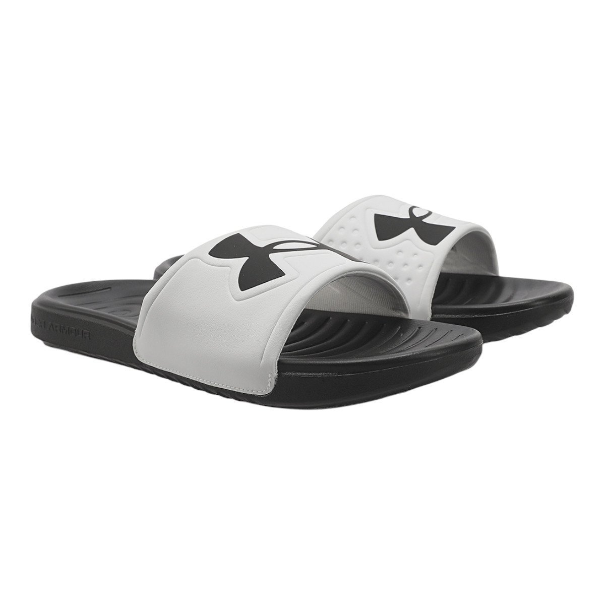 Chinelo Under Armour Ansa Light Masculino Branco/Preto 4