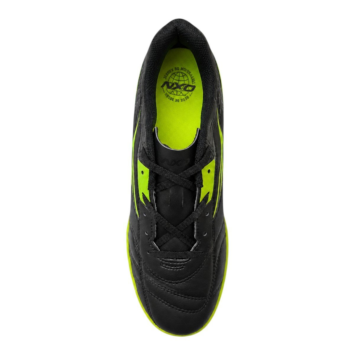 Chuteira Futsal Oxn Mundialli 4 X Pro 2 Adulto Preto/Lima 2