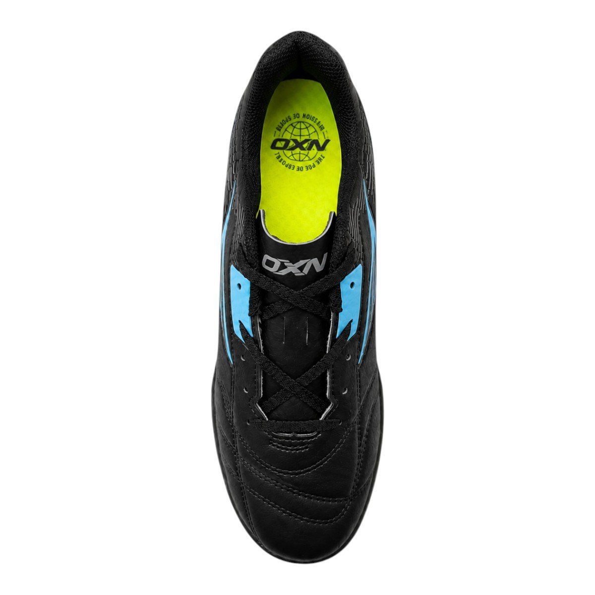 Chuteira Society Oxn Mundialli 4 X Pro 2 Adulto Preto/Azul 2