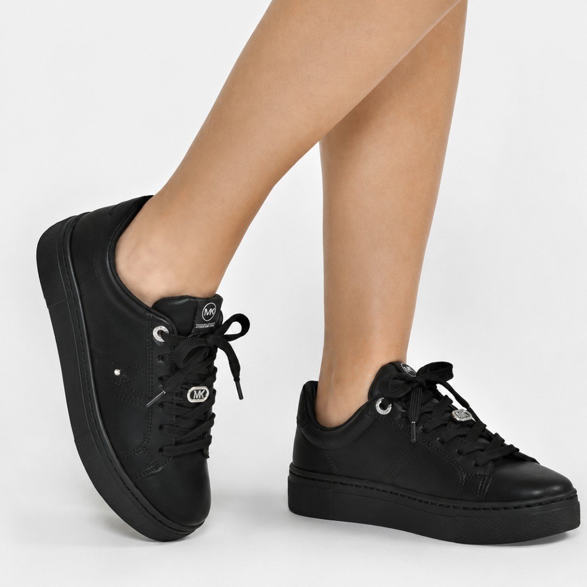Tênis Casual Via Marte 138-005-01 Feminino Preto 2
