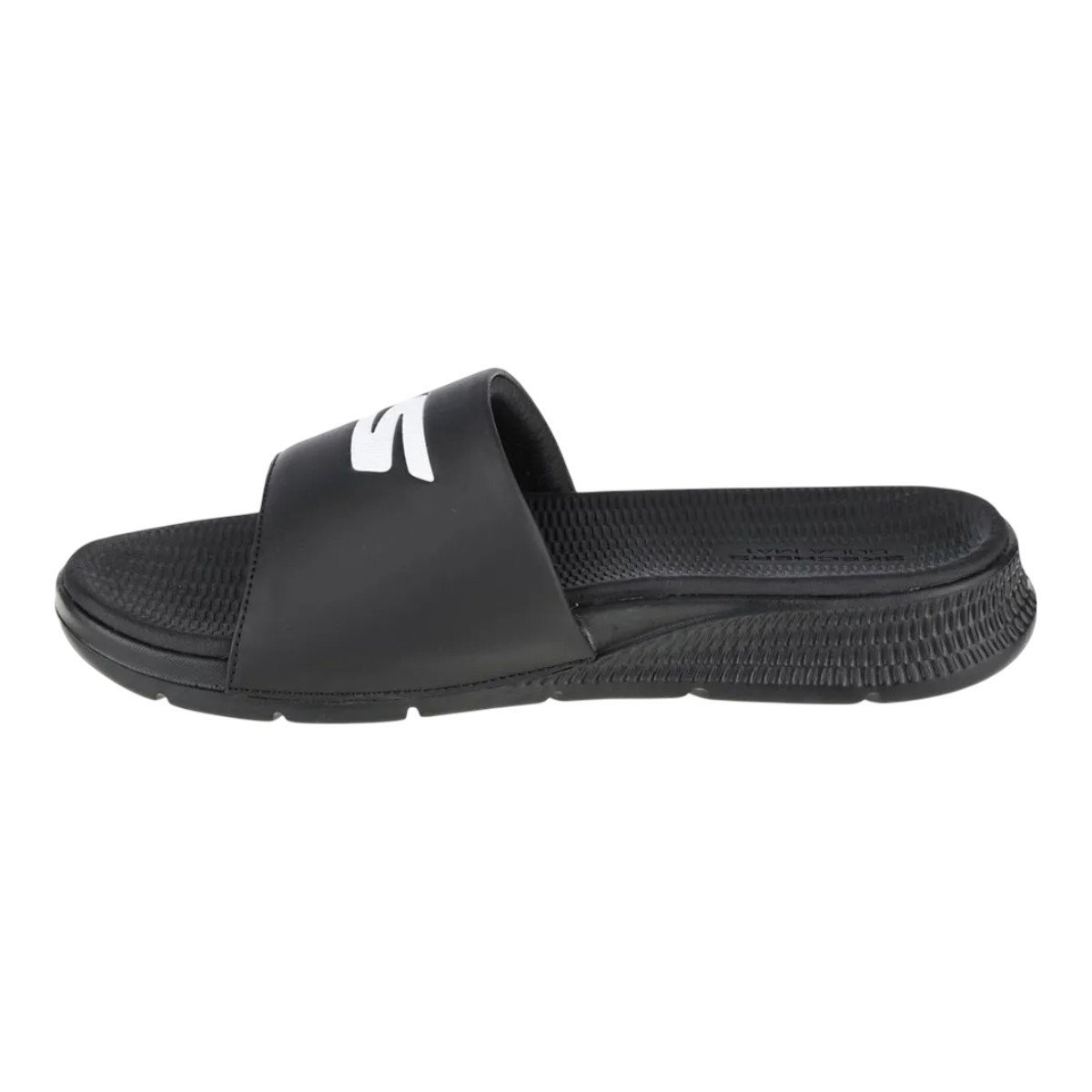 Chinelo Slide Skechers Go Consistent Masculino Preto/Branco 3