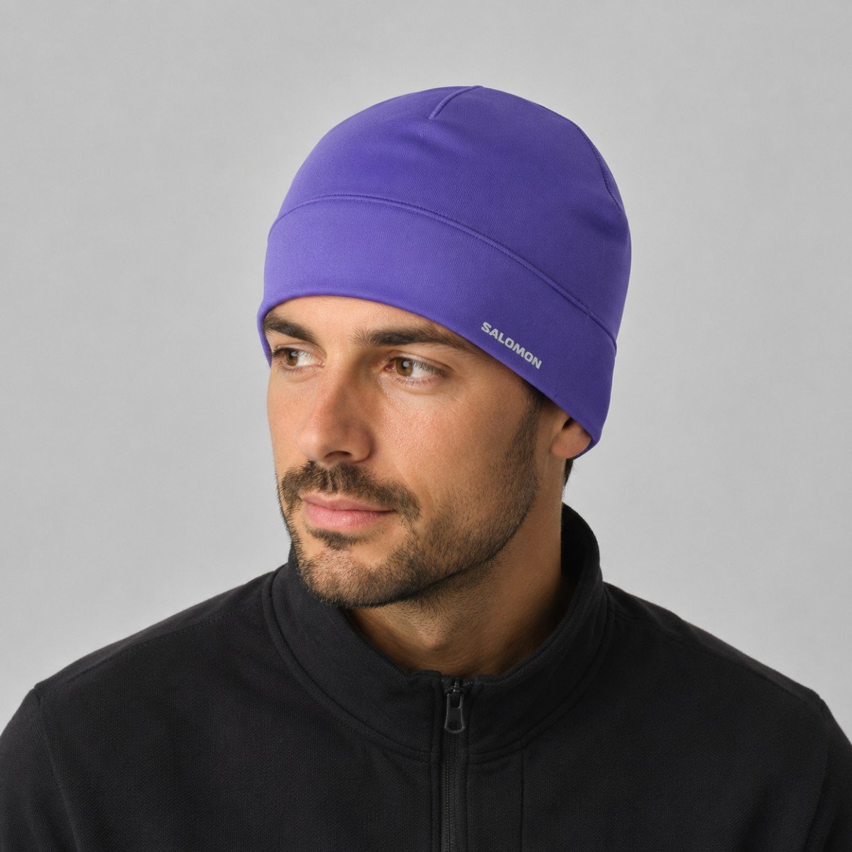 Gorro Salomon Active Beanie Masculino Roxo 2