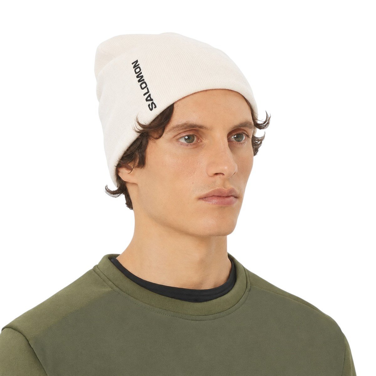 Gorro Salomon Graphic Beanie Unissex Branco 3