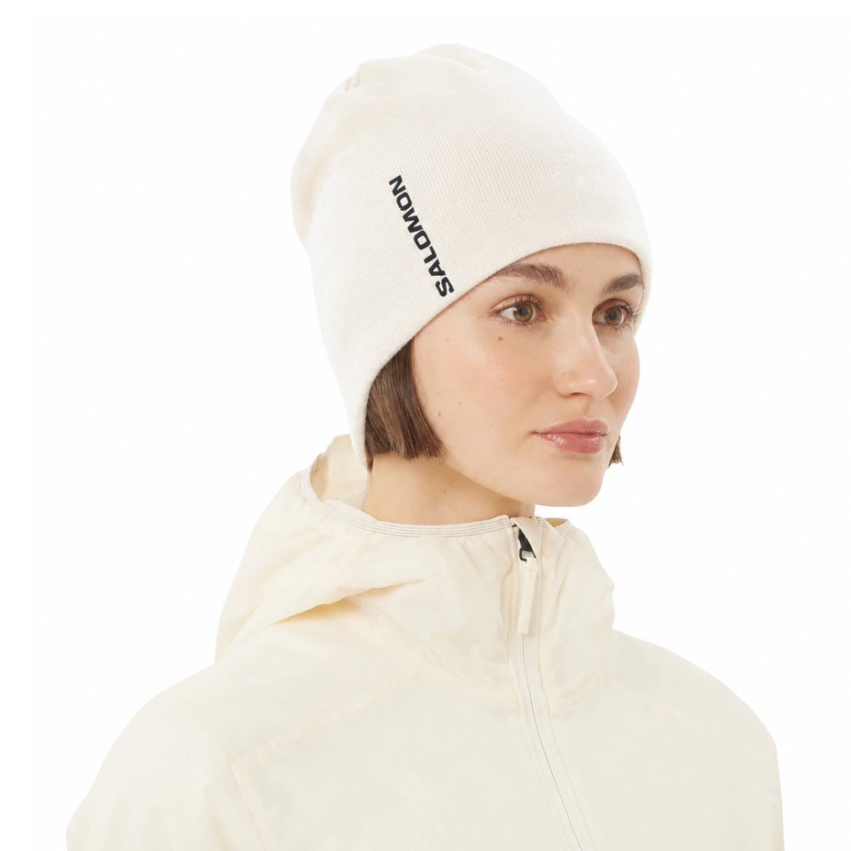 Gorro Salomon Graphic Beanie Unissex Branco 4
