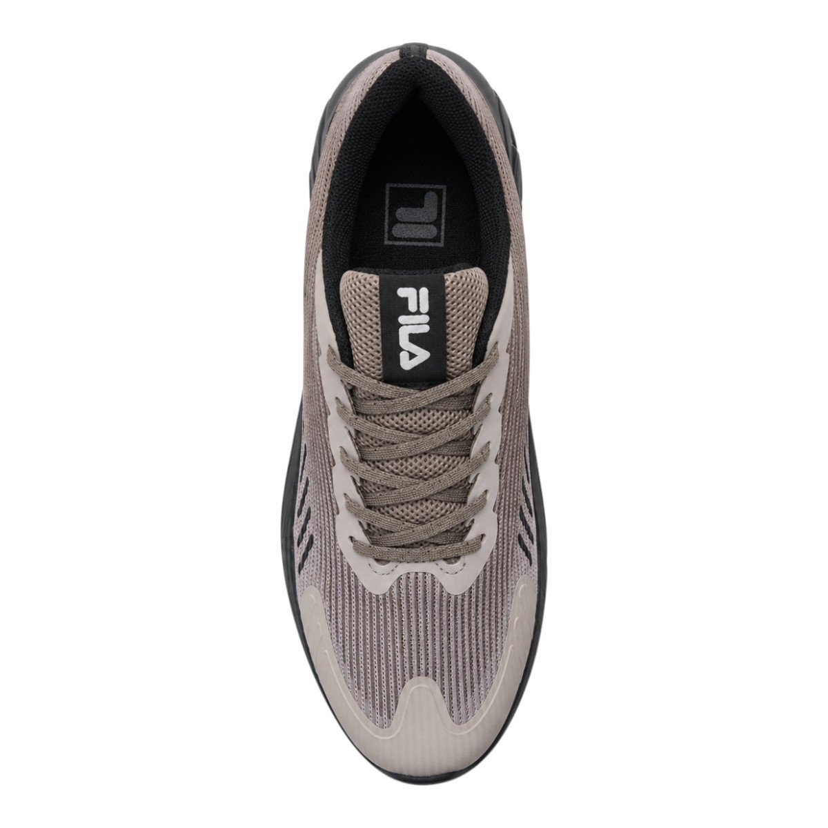 Tenis Fila Sprint Masculino Bege/Preto 2