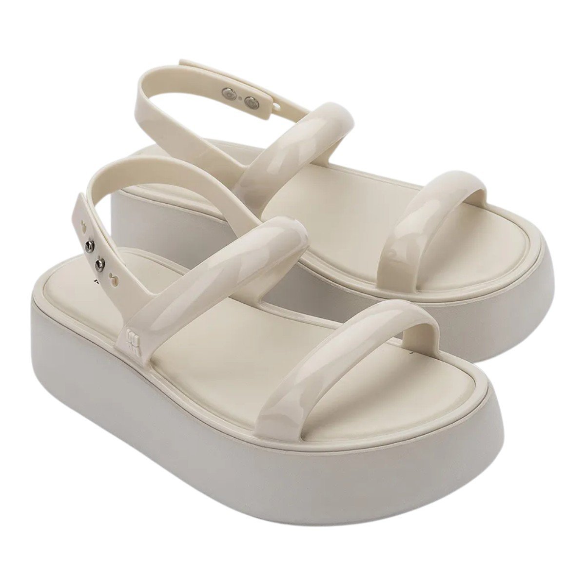 Sandalia Melissa Wave Platform Feminina Bege 2
