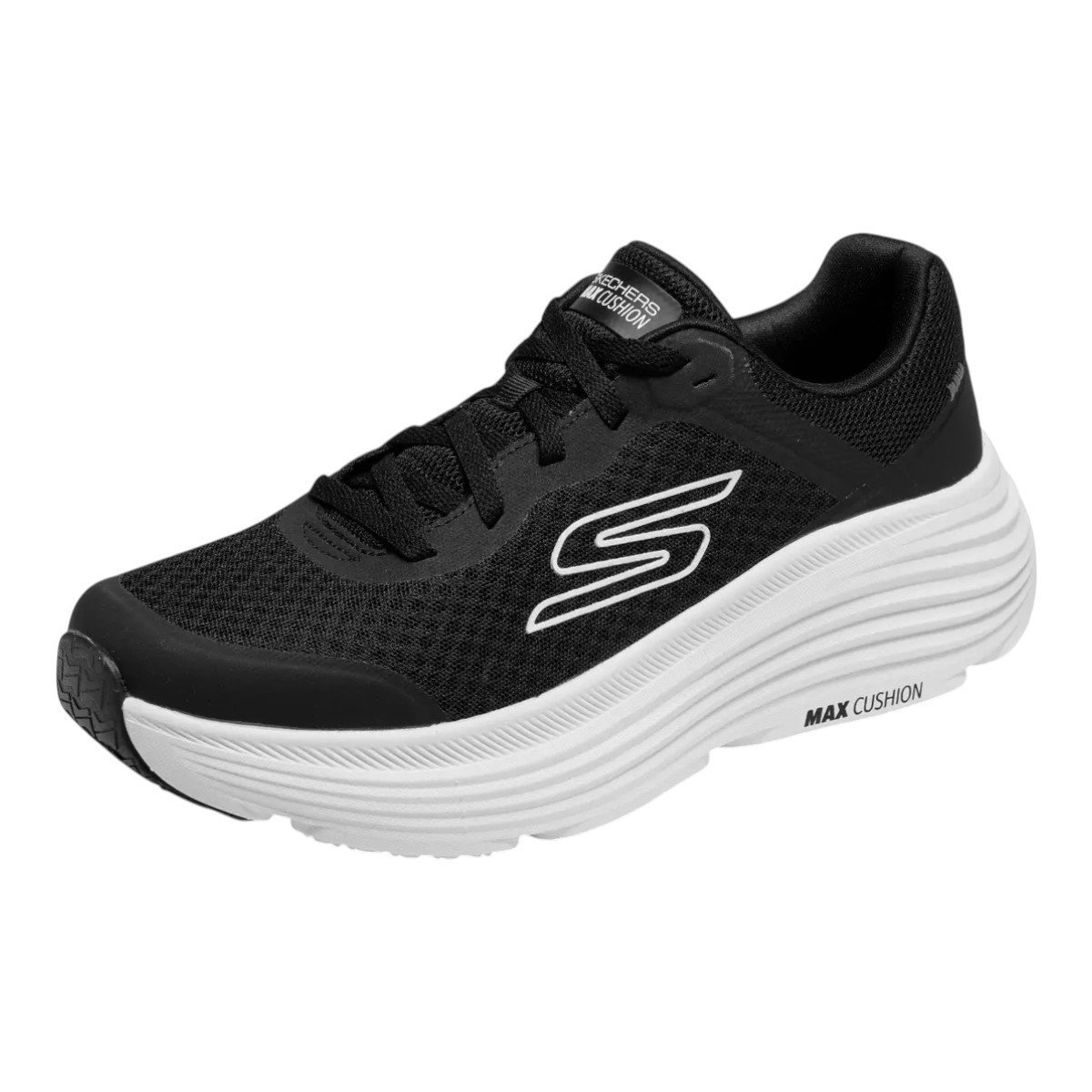 Tenis Skechers Max Cushioning Endeavour Masculino Preto/Branco 2
