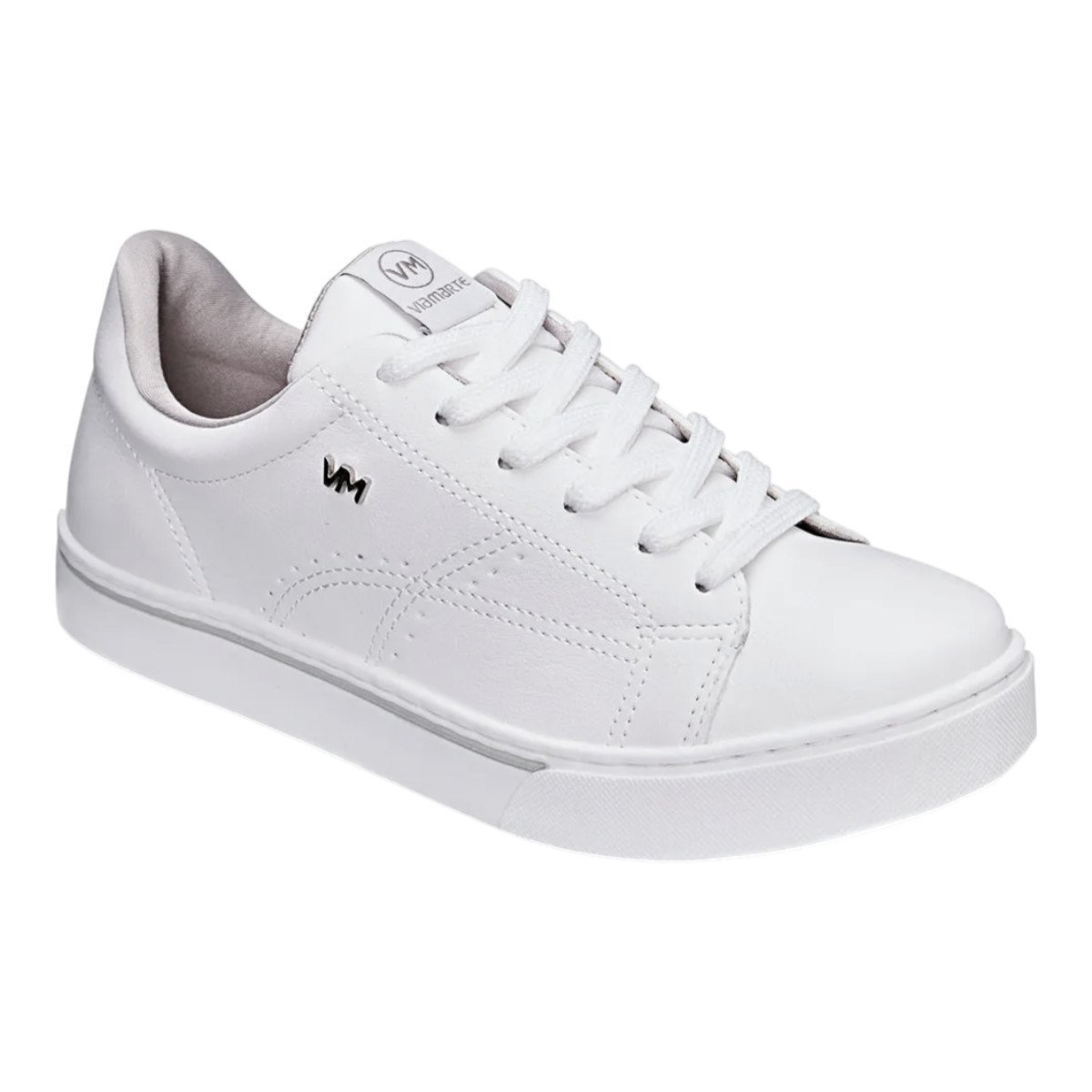Tênis Casual Via Marte 016-008-01 Feminino Branco 2