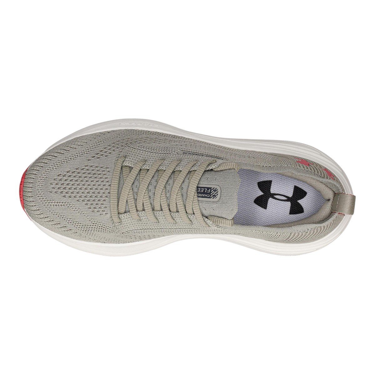 Tenis Under Armour Charged Fleek Feminino Bege/Rosa 4