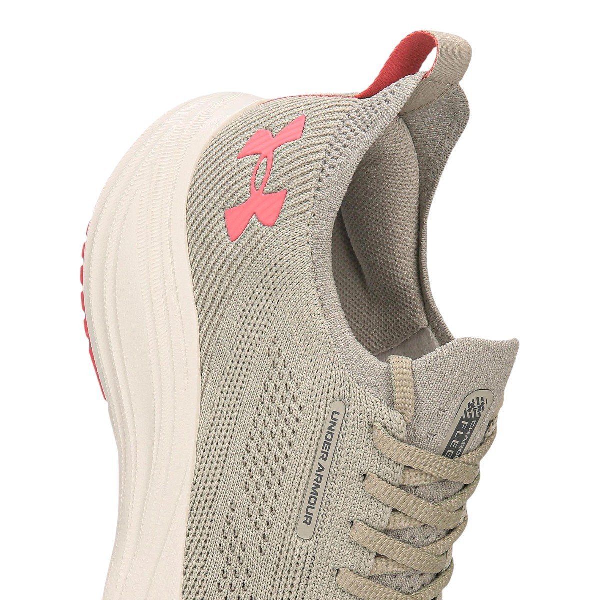 Tenis Under Armour Charged Fleek Feminino Bege/Rosa 5