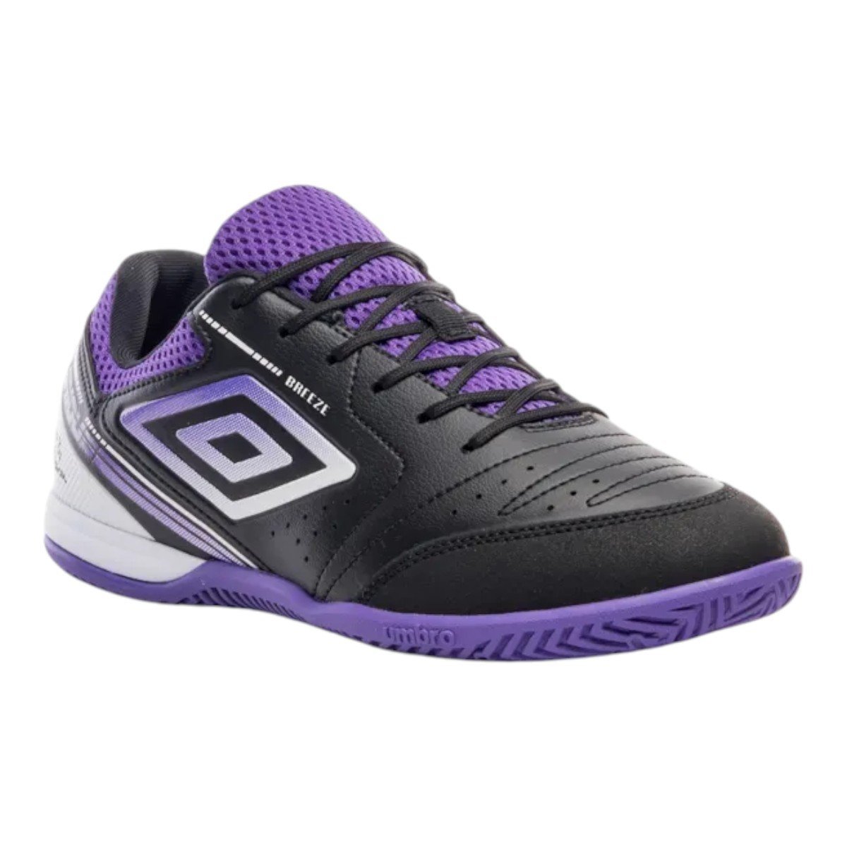 Chuteira Futsal Umbro Furious Adulto Preto/Roxo 2