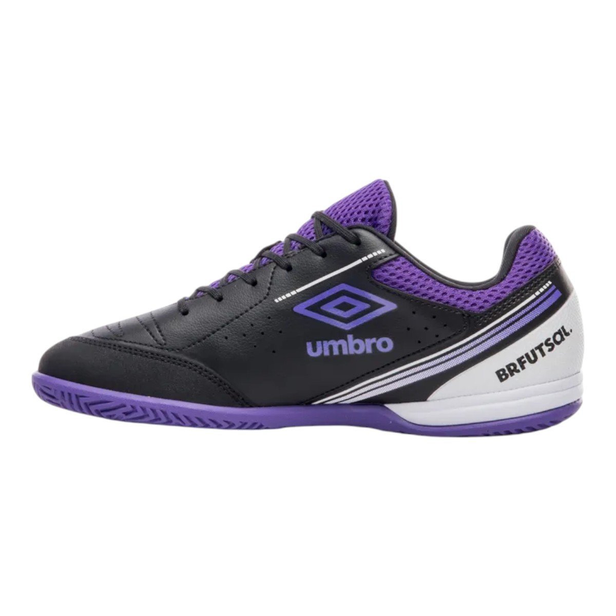 Chuteira Futsal Umbro Furious Adulto Preto/Roxo 3