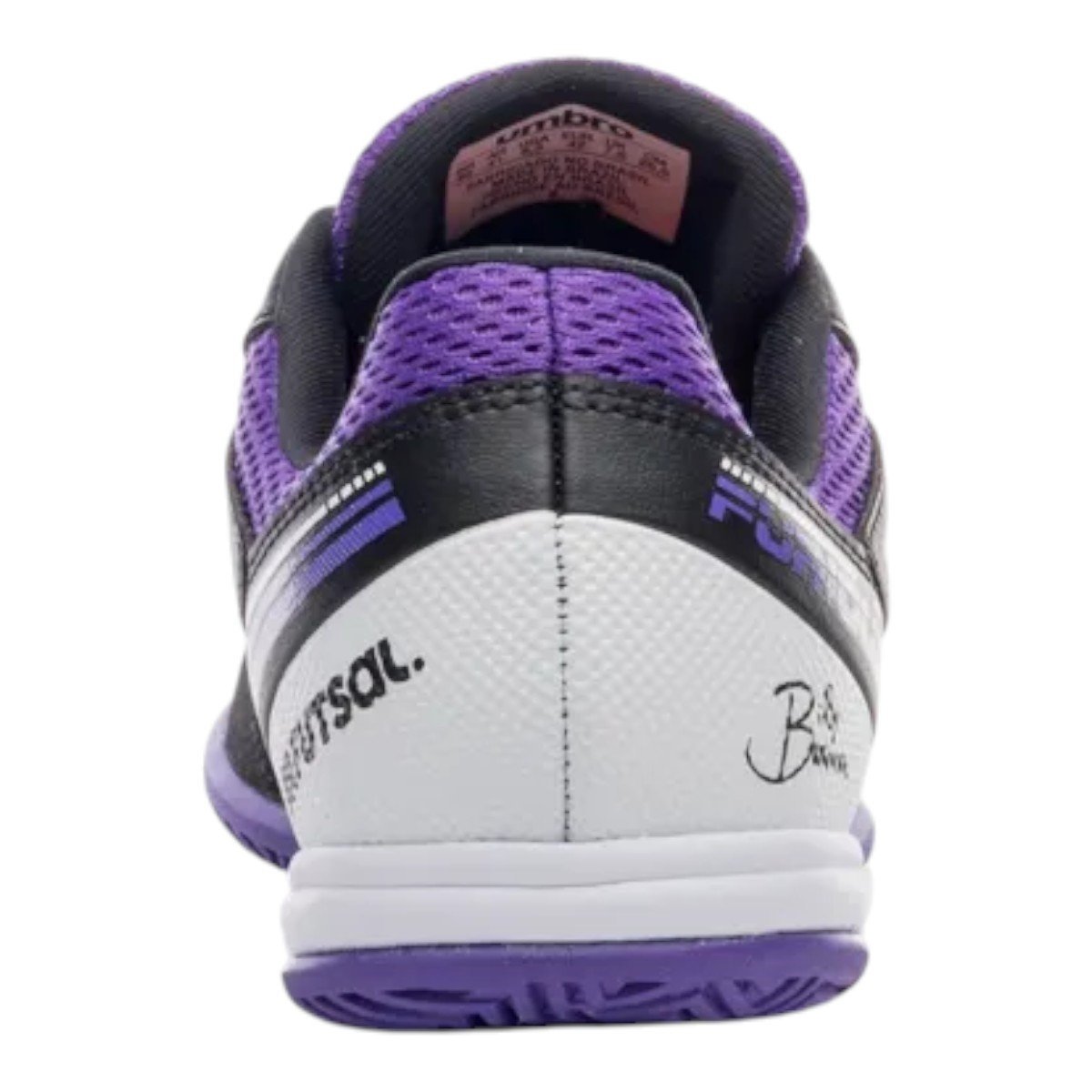 Chuteira Futsal Umbro Furious Adulto Preto/Roxo 5