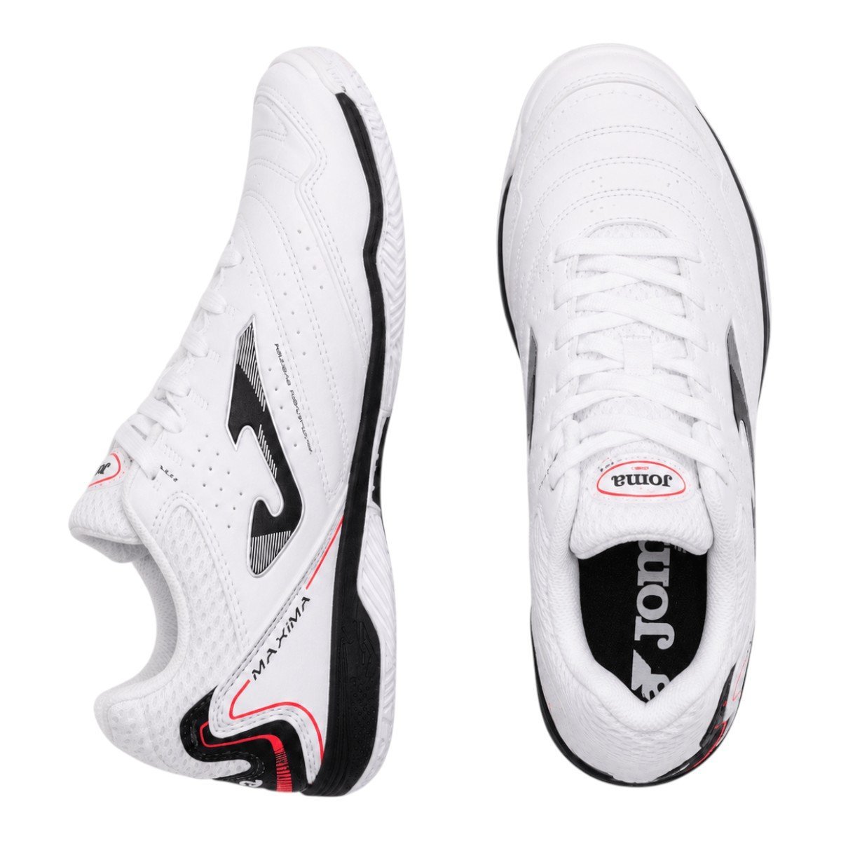 Chuteira Futsal Joma Maxima Adulto Branco/Preto 4