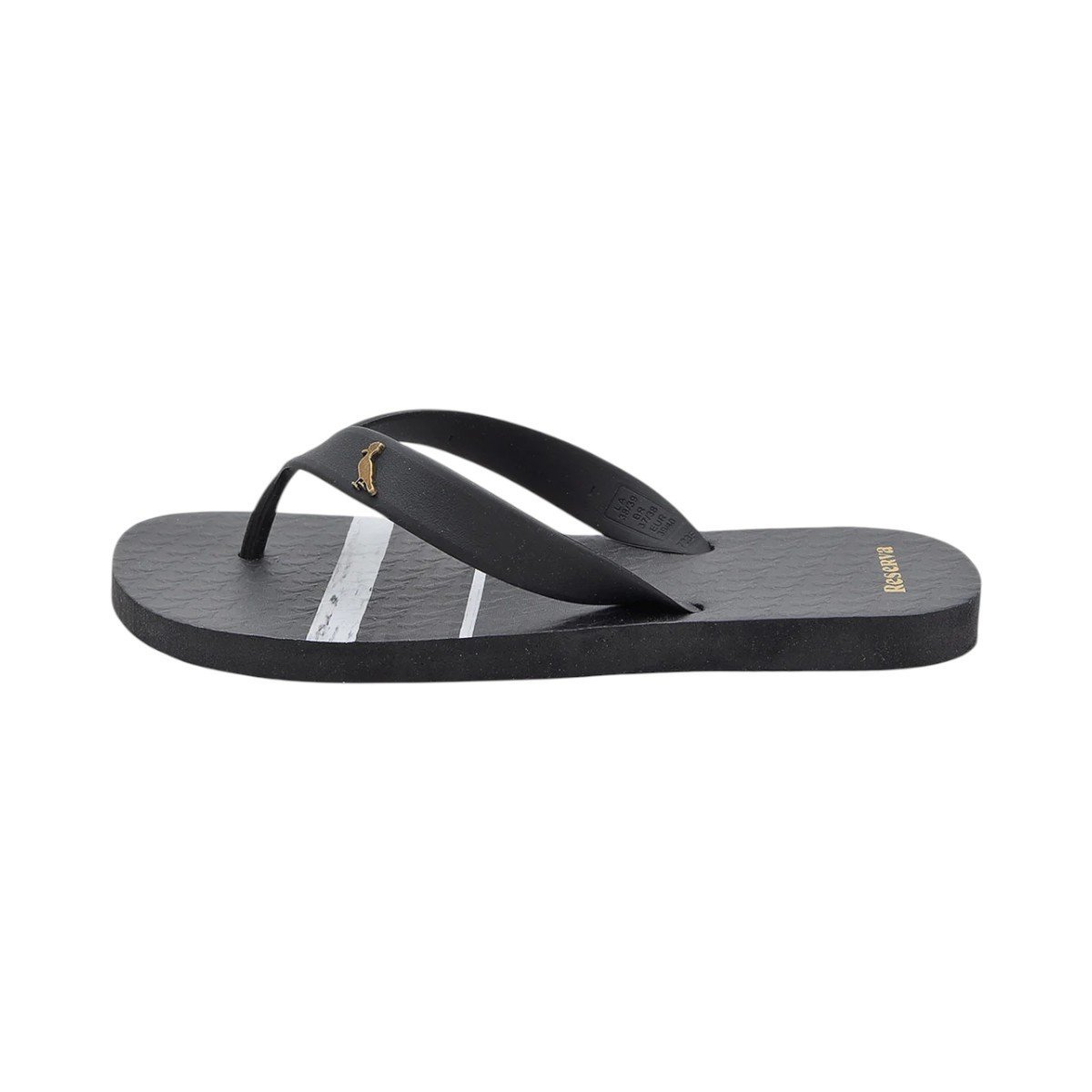 Chinelo Reserva Watercolor Stripes Masculino Preto 3