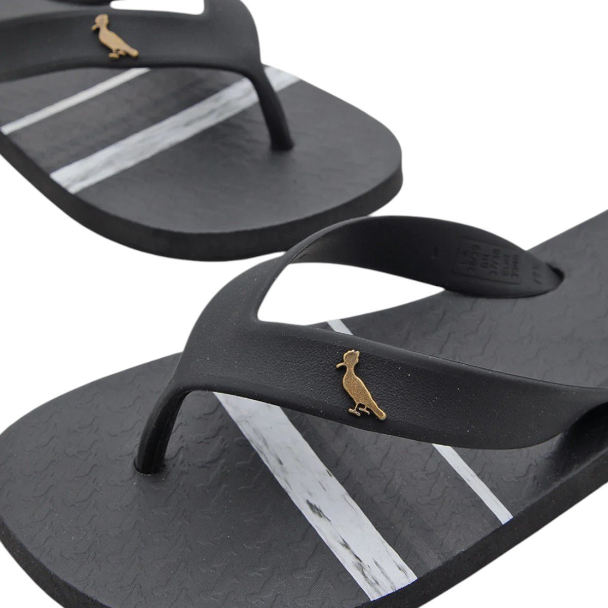 Chinelo Reserva Watercolor Stripes Masculino Preto 4
