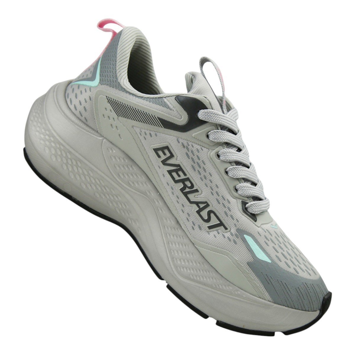 Tenis Everlast Strattos Feminino Cinza/Rosa 2