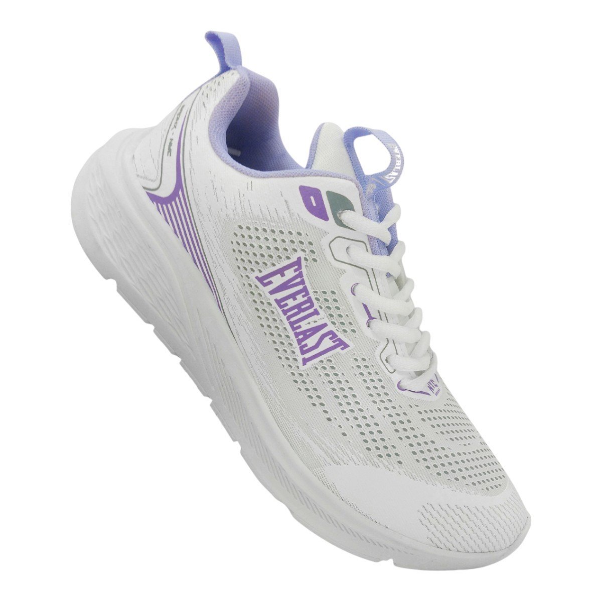Tenis Everlast Wildcat Feminino Branco/Roxo 2