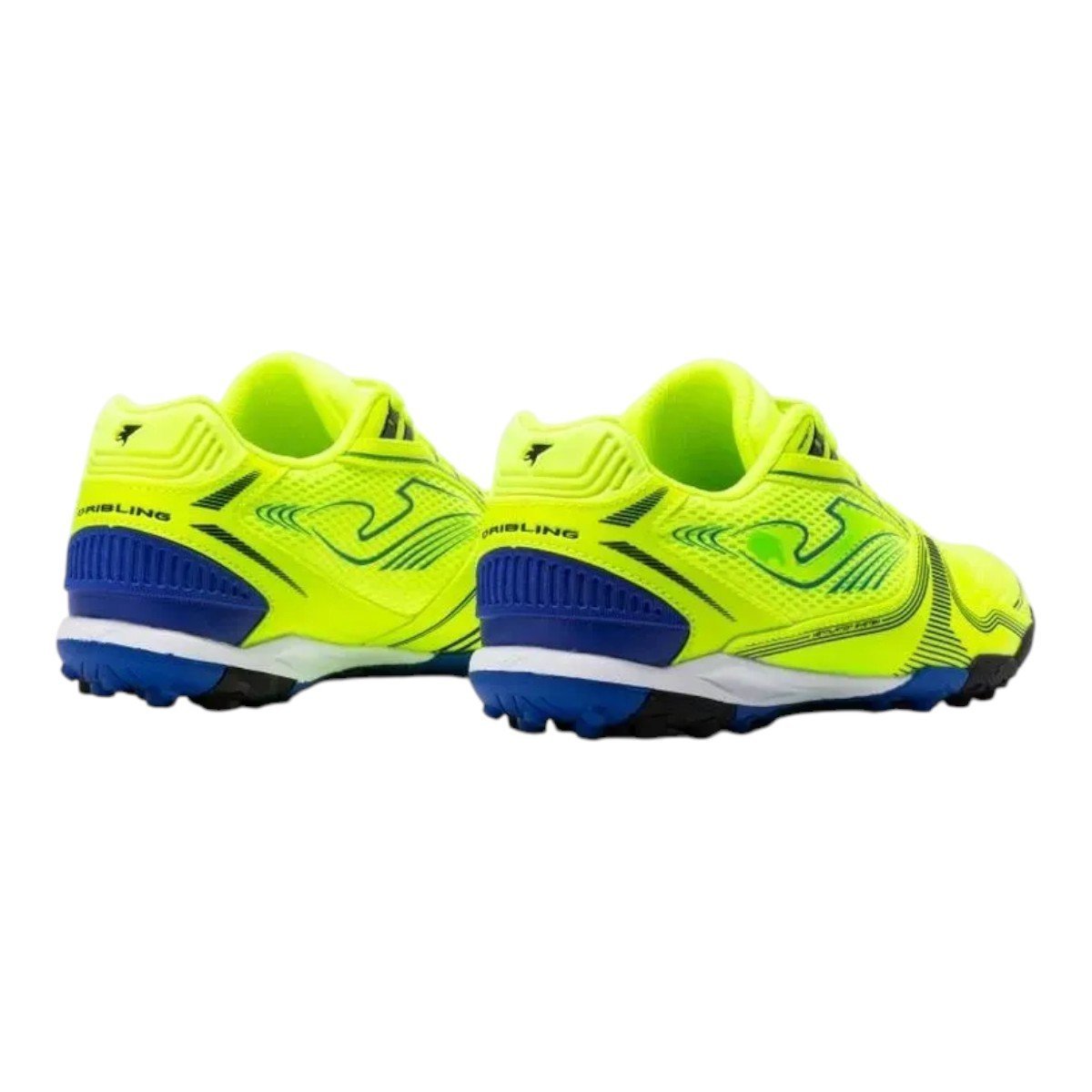 Chuteira Society Joma Dribling Adulto Amarelo/Azul 3