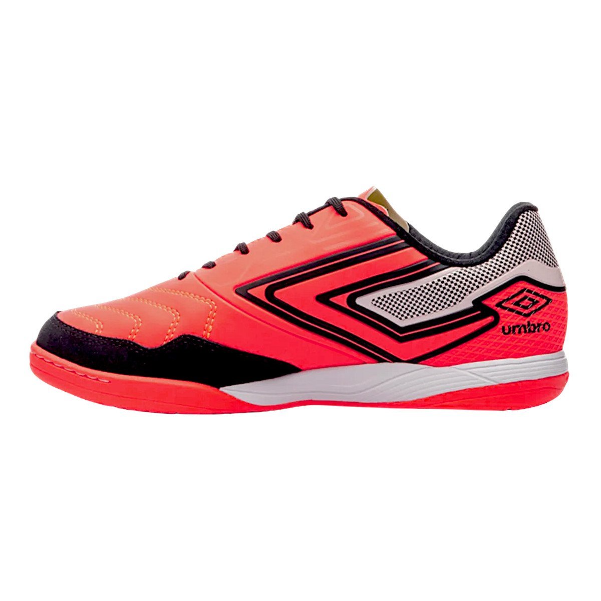 Chuteira Futsal Umbro Pro 5 Bump Club Adulto Rosa/Preta 2