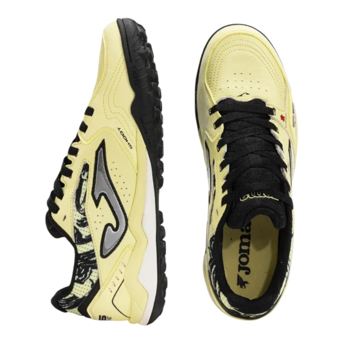 Chuteira Society Joma FS Reactive Adulto Amarelo/Preto 4