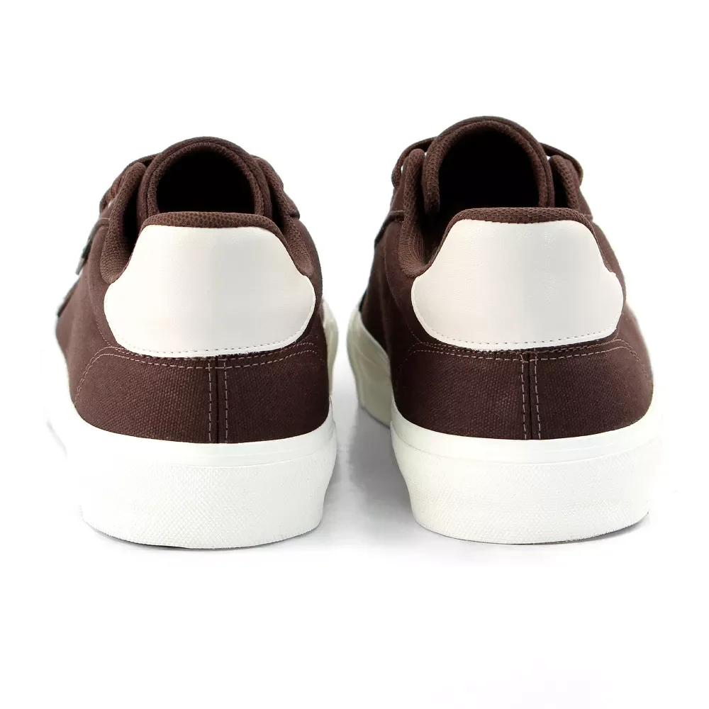 TENIS AD UNISSEX CASUAL LONA SOLA BORRACHA RDL3773 RANDALL Café 3