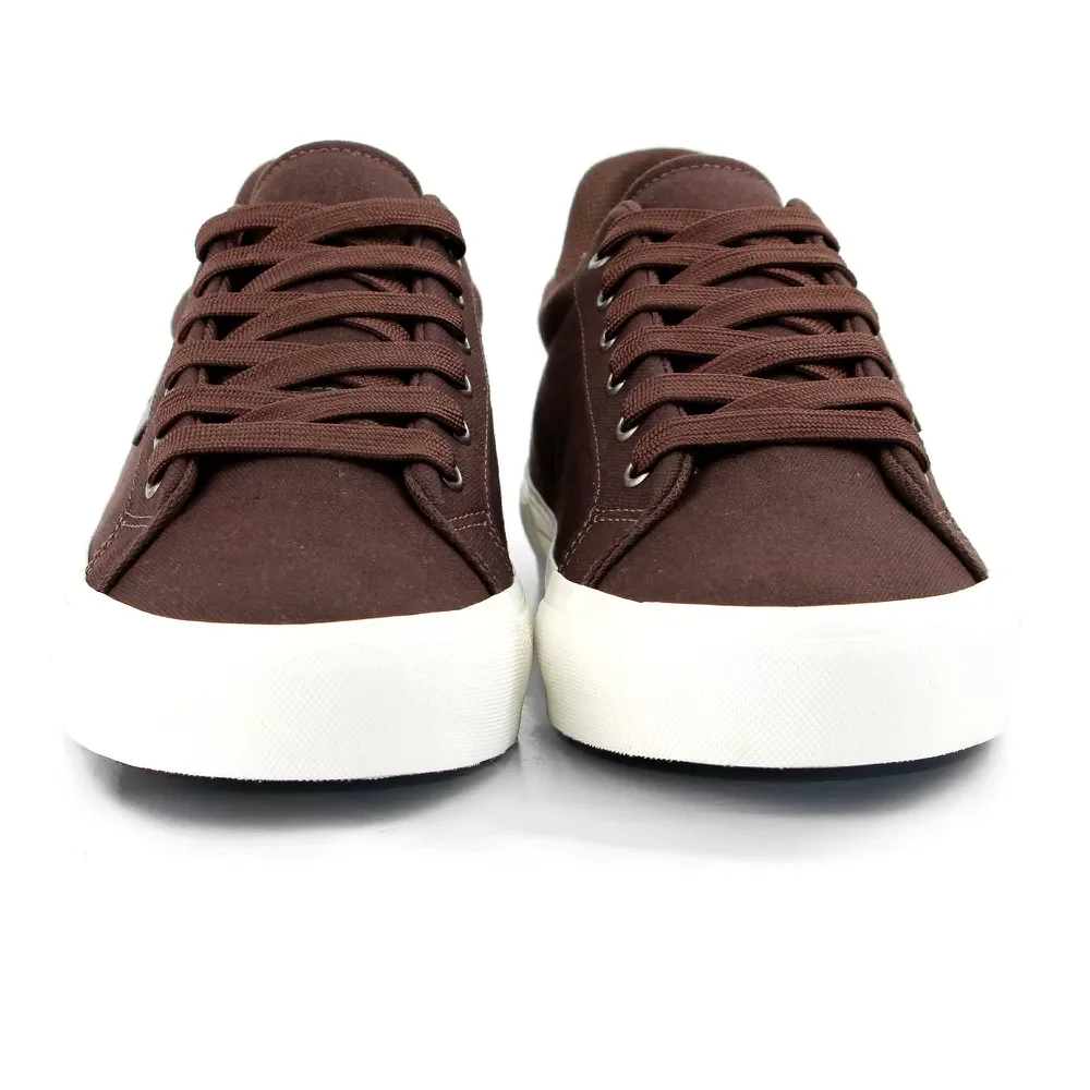 TENIS AD UNISSEX CASUAL LONA SOLA BORRACHA RDL3773 RANDALL Café 4