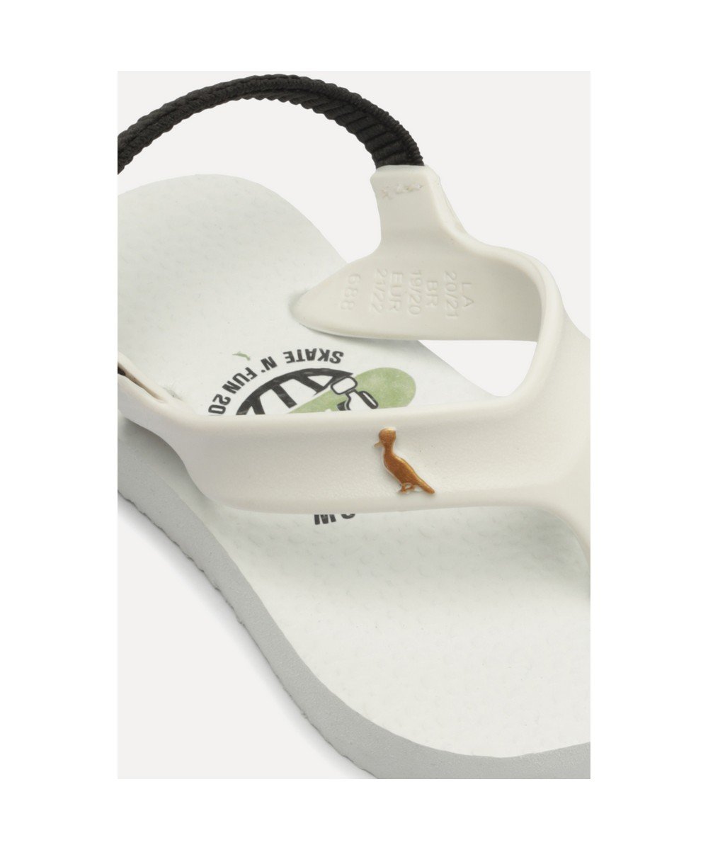 Chinelo Bb Skate N Fun 2006 Reserva Go Mini Branco 3