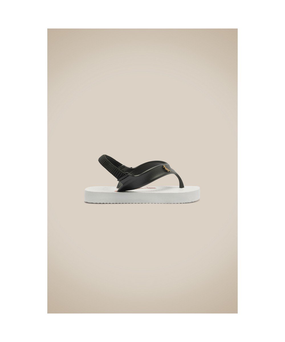 Chinelo Bb Stripes Dots Reserva Go Mini Branco/Preto 4