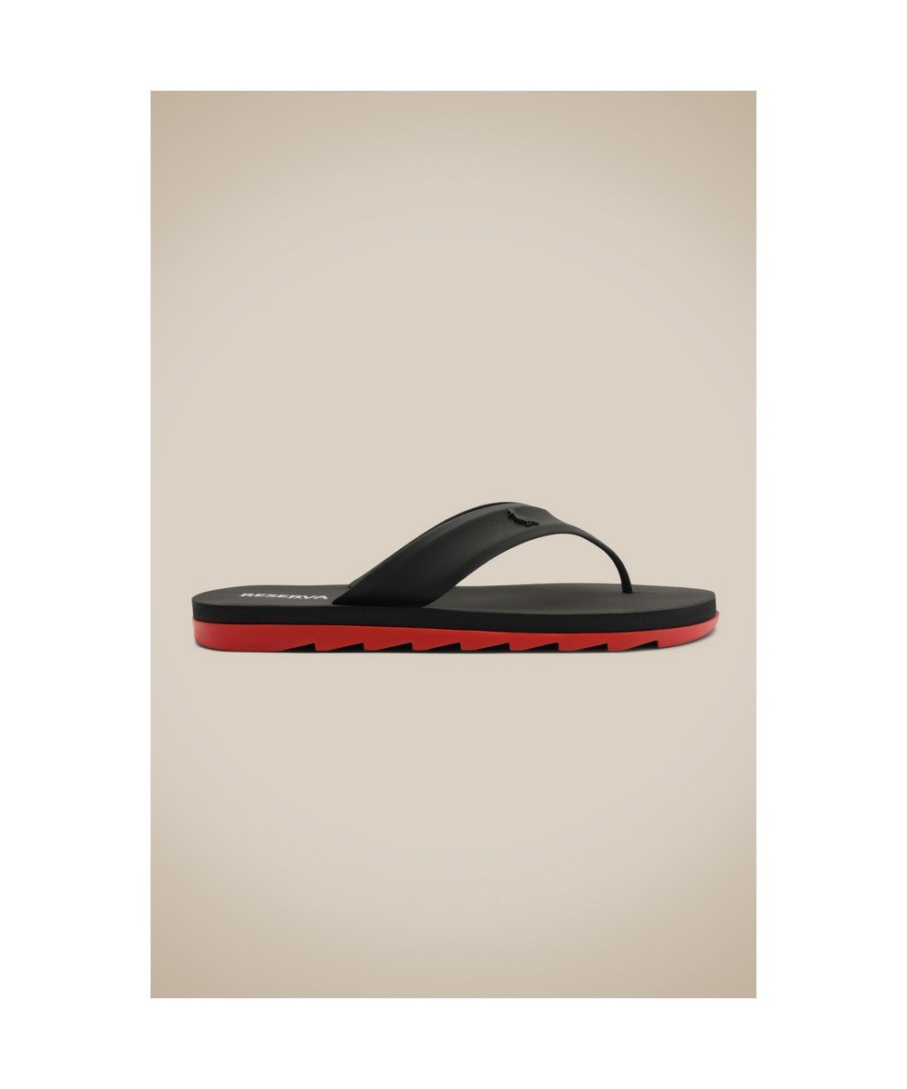 Chinelo Deck Rubber Reserva Go Preto 5