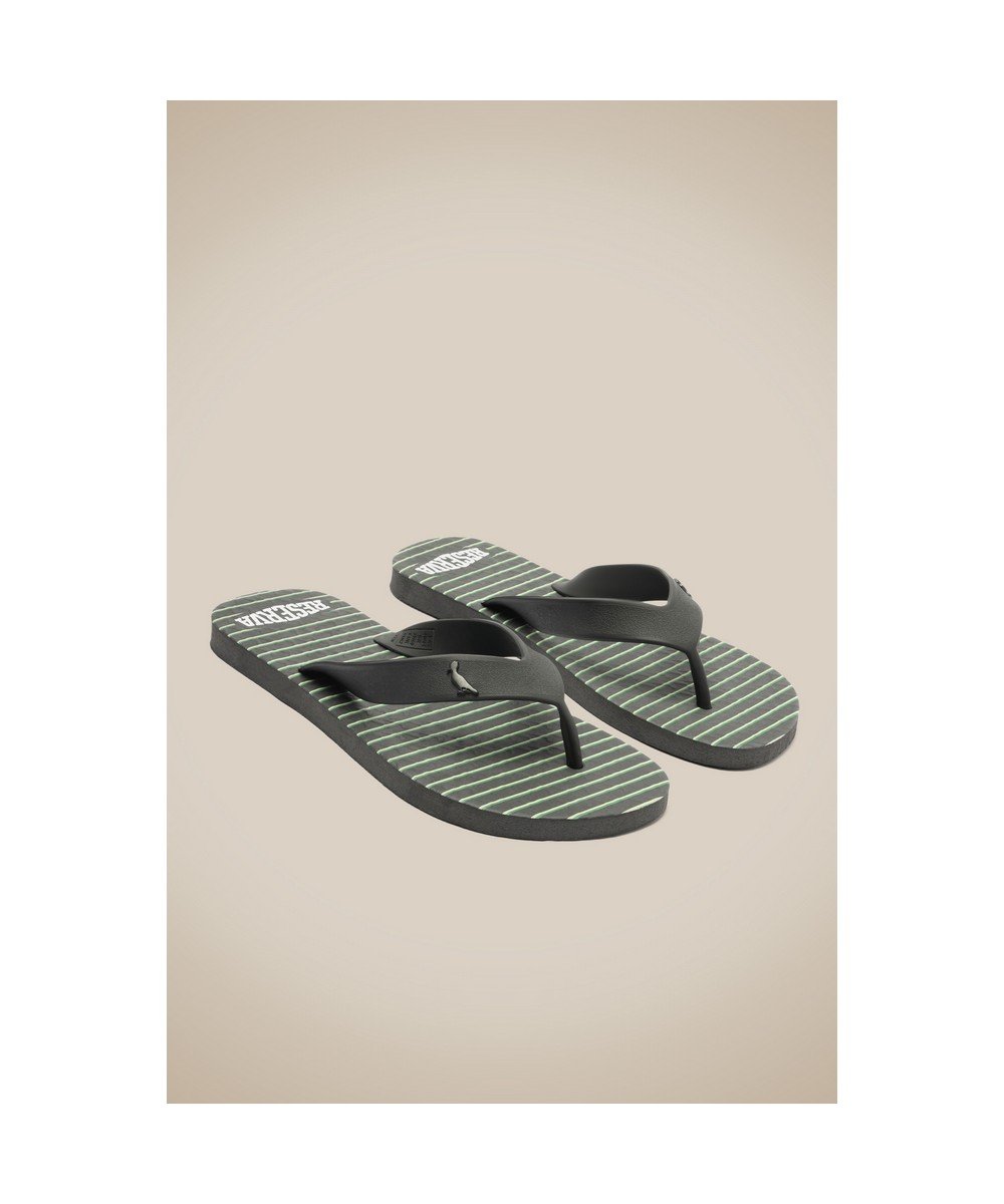 Chinelo Rsv Listrado Bandeira Reserva Go Preto/Verde 5