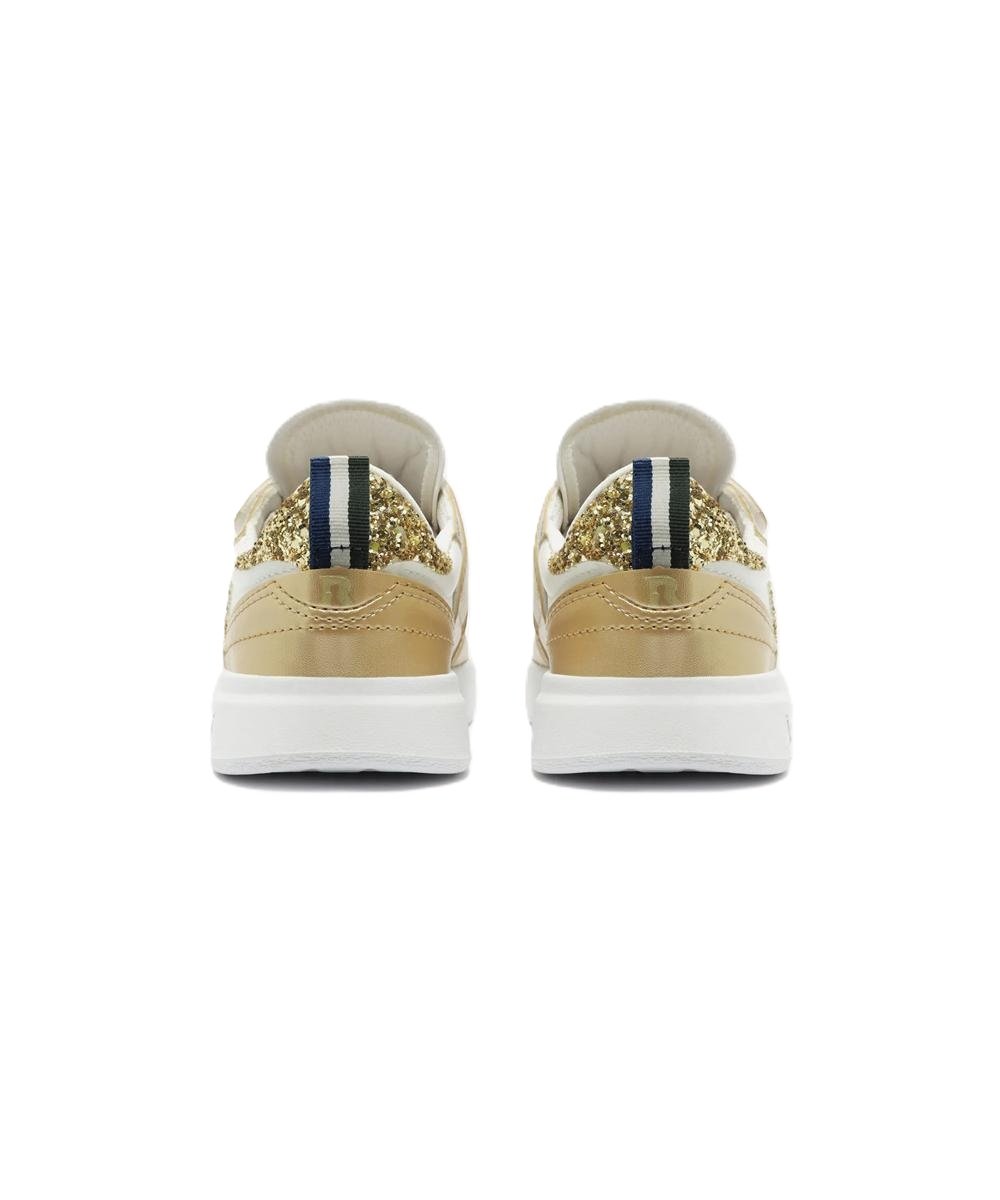 Tenis Bb Type R Glam Reserva Go Mini Branco/Dourado 4