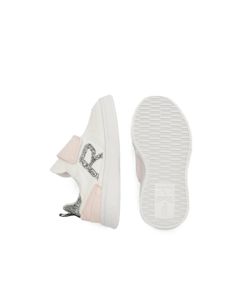 Tenis Bb Type R Glam Reserva Go Mini Branco/Rosa 2