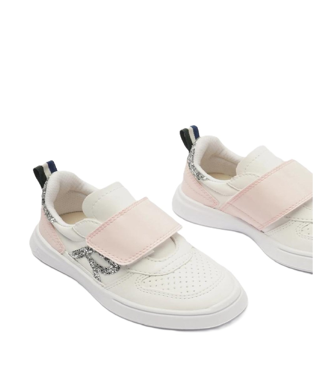 Tenis Bb Type R Glam Reserva Go Mini Branco/Rosa 3