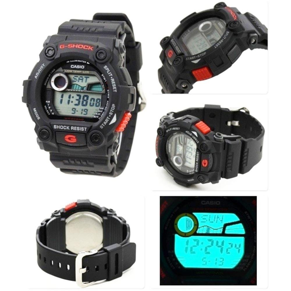 Relógio G-Shock G-7900-1DR c/ Tabua de Marés Preto 4