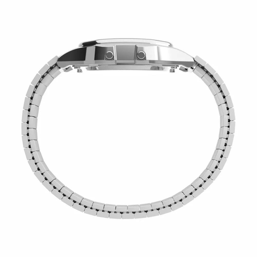 Relógio Timex Quadrado Prata Prata 3