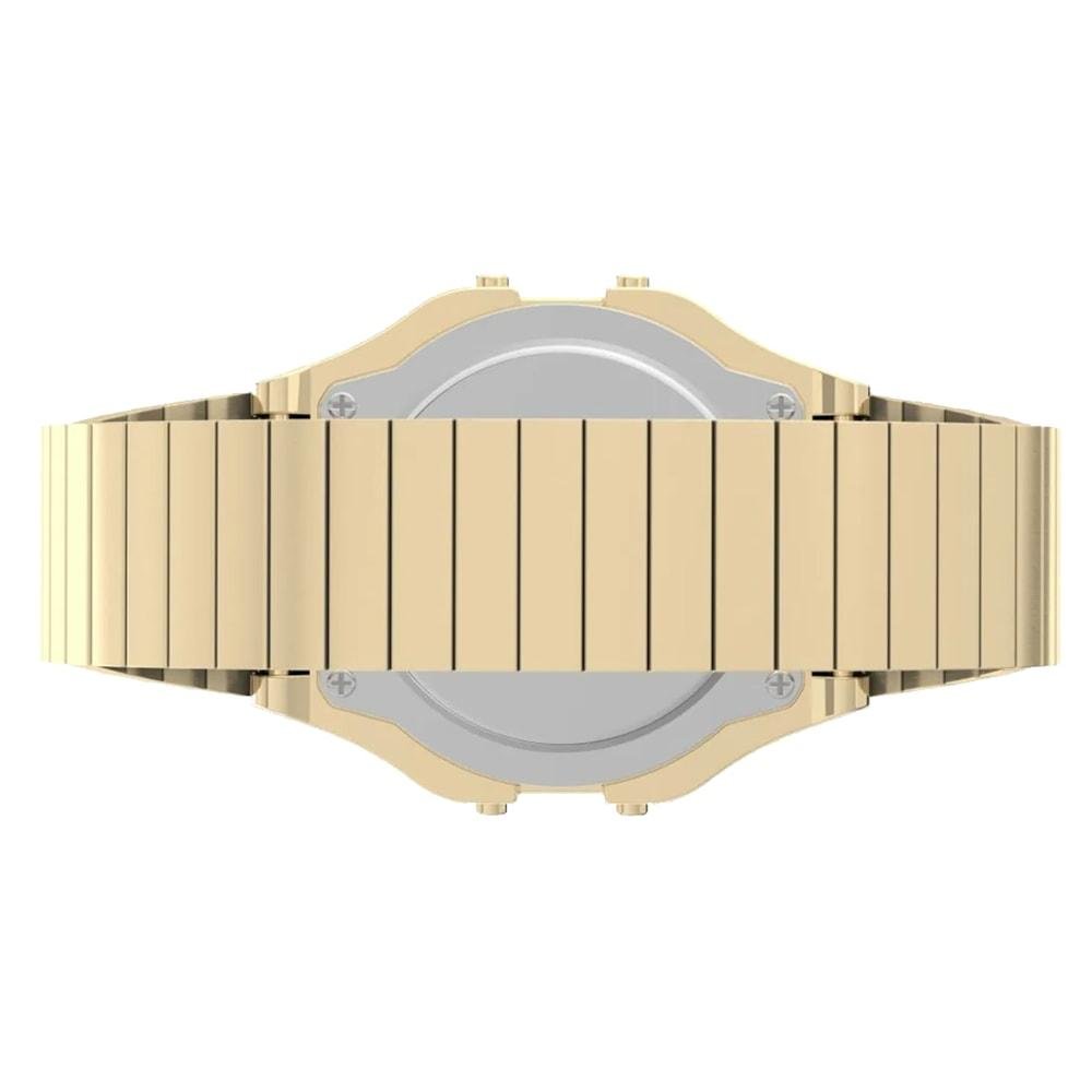 Relógio Timex Quadrado Dourado Dourado 2