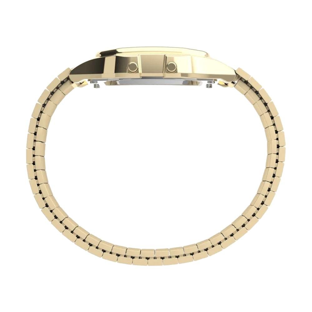 Relógio Timex Quadrado Dourado Dourado 3